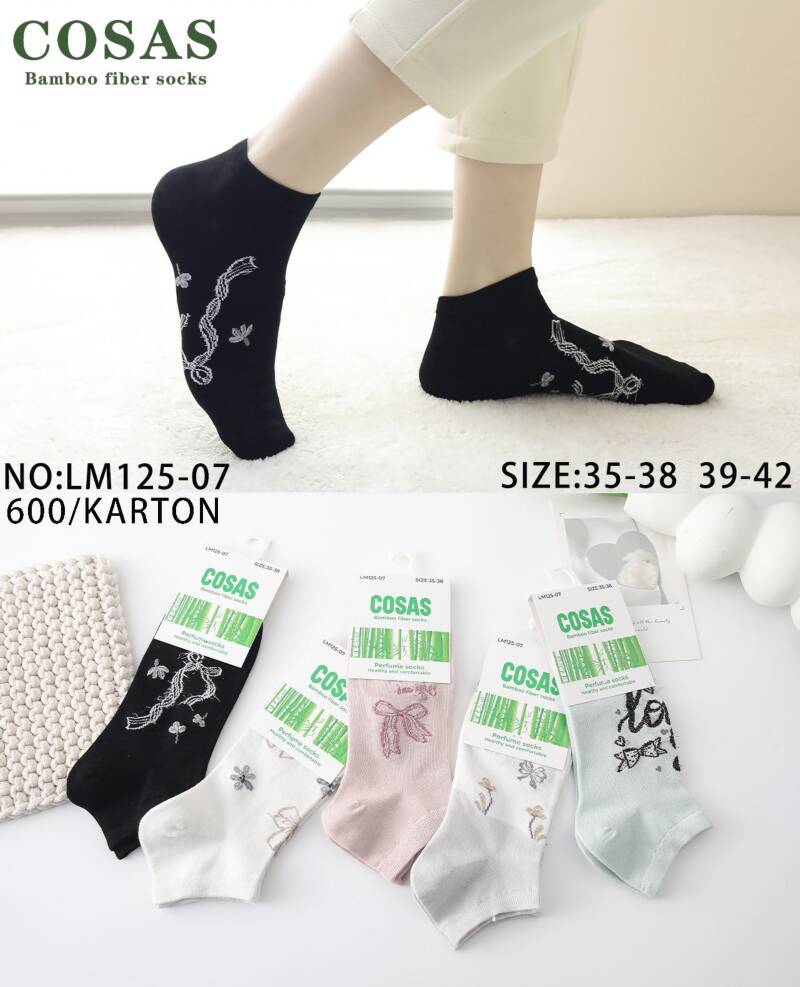 Skarpety damskie Roz 35-42, Mix kolor Paczka 40 szt